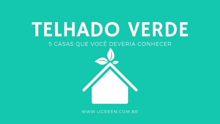 casas com telhados verdes